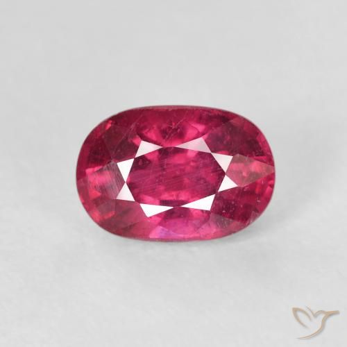 1.47ct Natural Rosa escuro Rubi, oval, VS