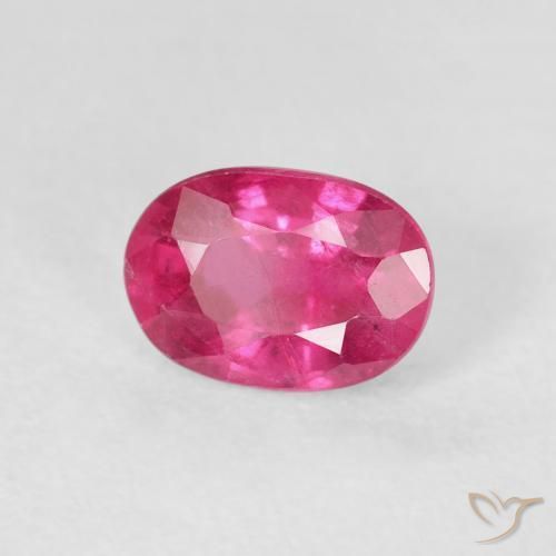 Rubi Medium Dark-Pink Natural 1.33ct, oval, VS