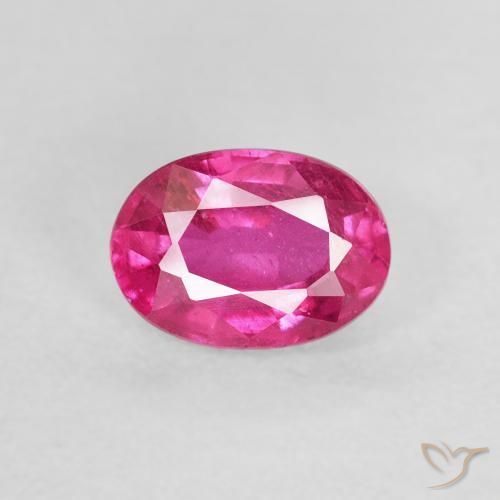 1.20ct Natural Rosa escuro Rubi, oval, VS