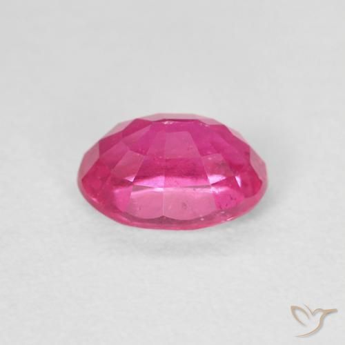 Rubi Rosa escuro Natural 1.20ct, oval, VS