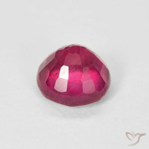 Rubi Luz vermelha Natural 1.14ct, Redondo, VS