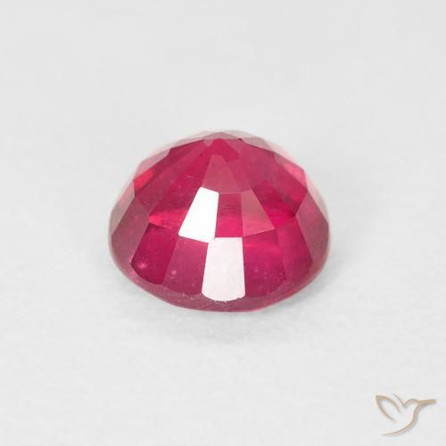 Rubi Luz vermelha Natural 1.21ct, Redondo, VS