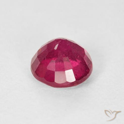 Rubi vermelho médio Natural 1.57ct, Redondo, VS-SI