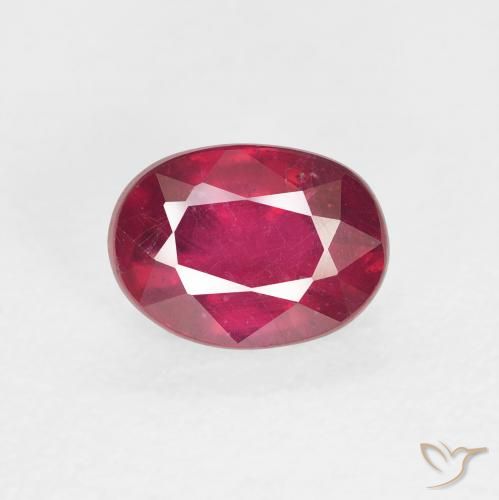 2.17ct Natural Carmesim Profundo Rubi, oval, VS