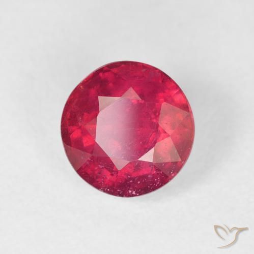 Rubi vermelho médio Natural 2.10ct, Redondo, VS
