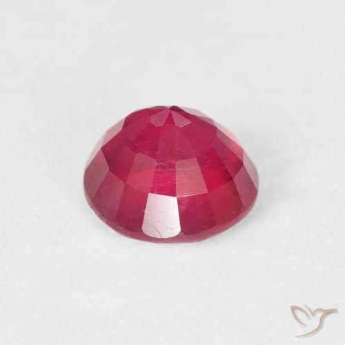 Rubi vermelho médio Natural 1.04ct, Redondo, VS