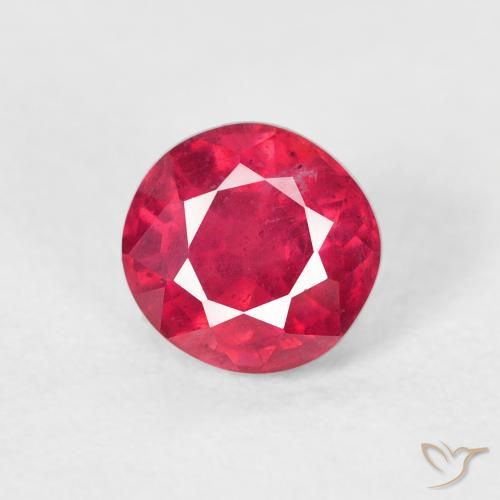 1.06ct Natural Jam Red Rubi, Redondo, VS