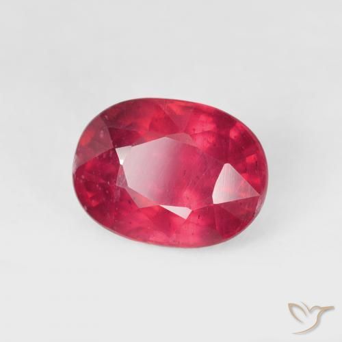 Rubi Carmesim Profundo Natural 2.15ct, oval, VS-SI