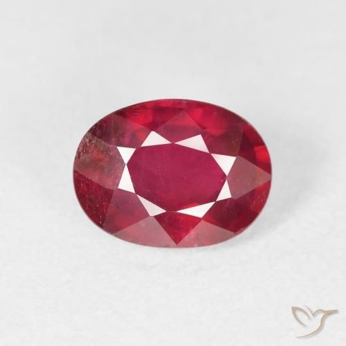 1.87ct Natural Carmesim Profundo Rubi, oval, VS-SI