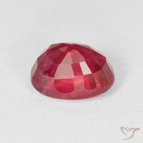 Rubi Carmesim Profundo Natural 2.49ct, oval, VS