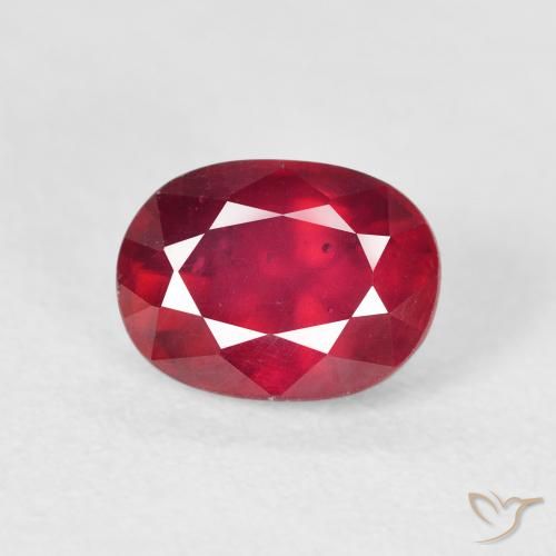 2.34ct Natural Carmesim Profundo Rubi, oval, VS