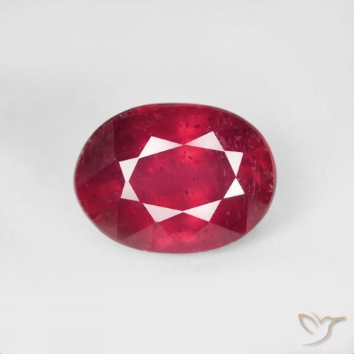 2.32ct Natural vermelho médio Rubi, oval, VS