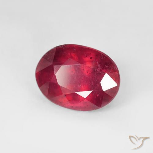Rubi vermelho médio Natural 2.32ct, oval, VS