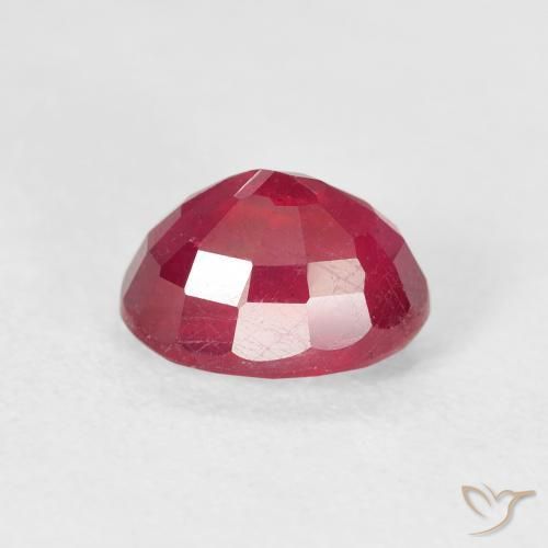 Rubi vermelho médio Natural 2.32ct, oval, VS