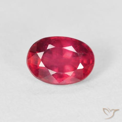 1.83ct Natural Jam Red Rubi, oval, VS