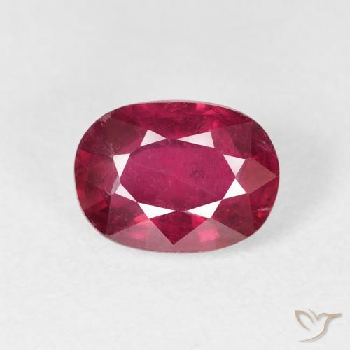 2.05ct Natural Sangue vermelho Rubi, oval, VS