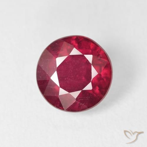 2.51ct Natural Sangue vermelho Rubi, Redondo, VS-SI