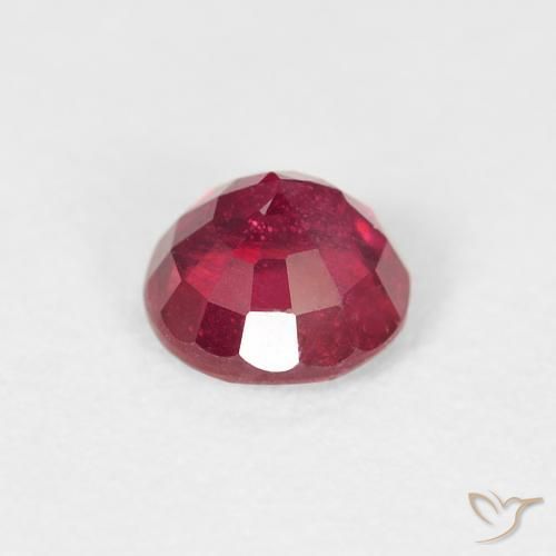 Rubi vermelho médio Natural 0.99ct, Redondo, VS