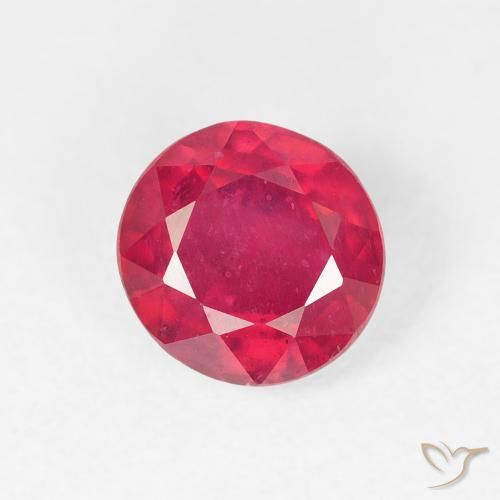 1.29ct Natural Jam Red Rubi, Redondo, VS