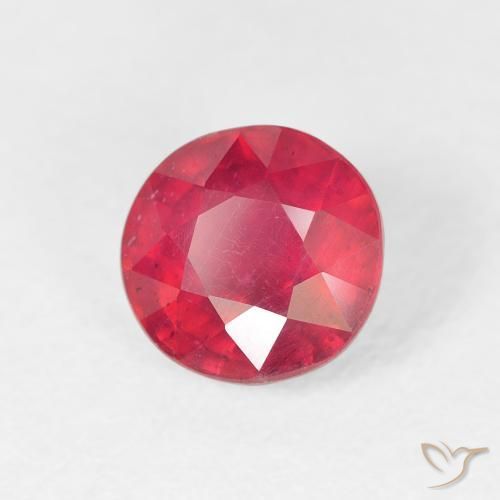 Rubi vermelho médio Natural 1.50ct, Redondo, VS