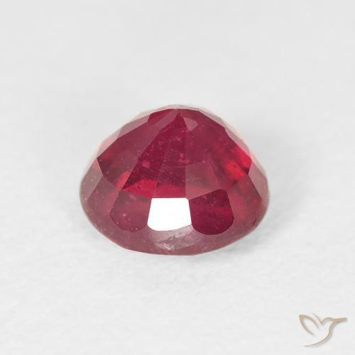 Rubi vermelho médio Natural 1.50ct, Redondo, VS