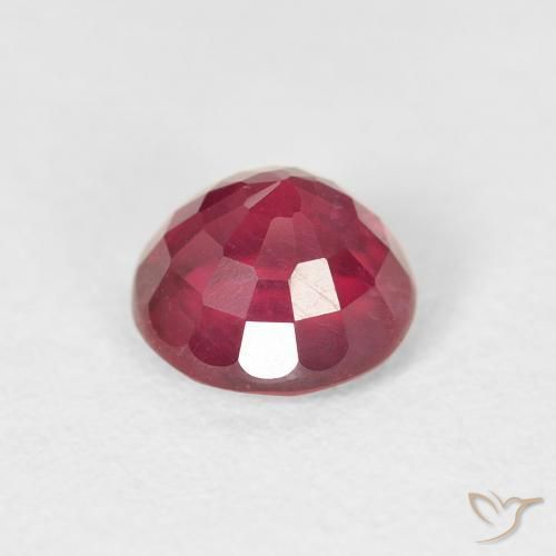 Rubi Carmesim Profundo Natural 1.65ct, Redondo, VS