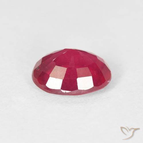 Rubi Rosa Avermelhado Profundo Natural 1.86ct, oval, VS