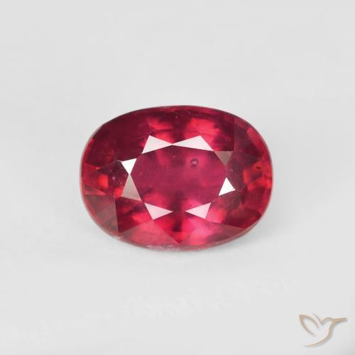 2.23ct Natural Sangue vermelho Rubi, oval, VS-SI