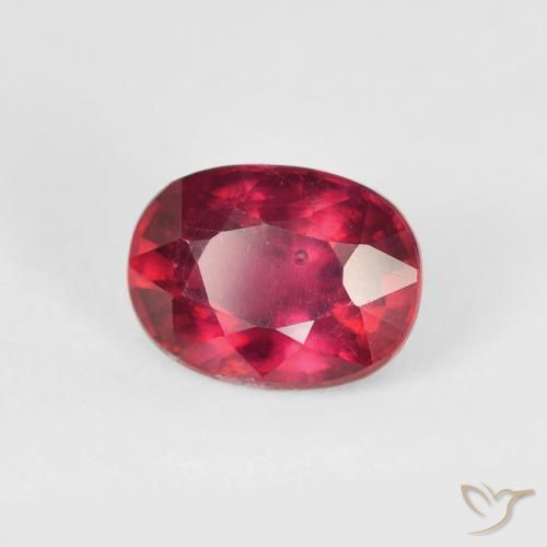 Rubi Sangue vermelho Natural 2.23ct, oval, VS-SI
