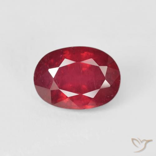 2.25ct Natural Carmesim Profundo Rubi, oval, VS