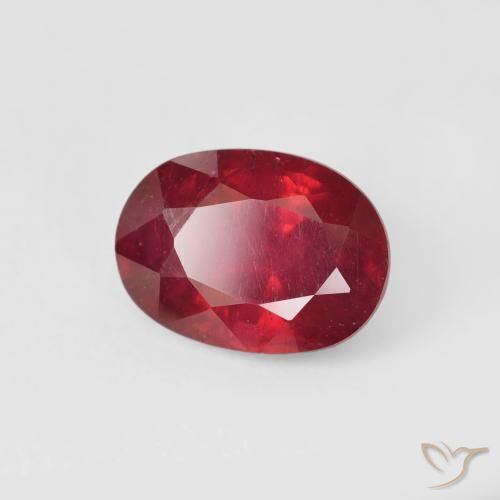 Rubi Carmesim Profundo Natural 2.25ct, oval, VS