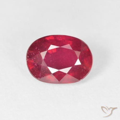 2.19ct Natural Jam Red Rubi, oval, VS-SI