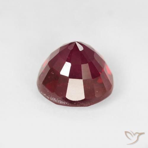 Rubi Carmesim Profundo Natural 3.50ct, Redondo, VS-SI