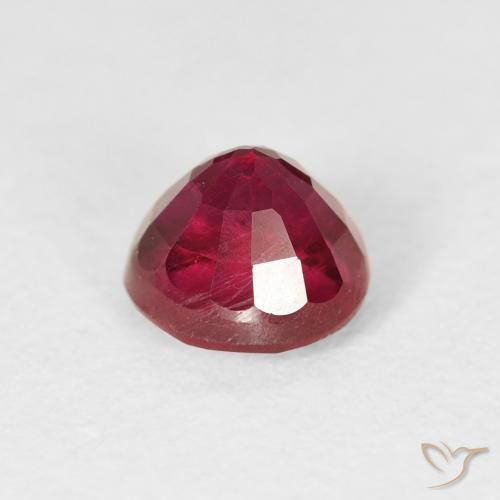 Rubi vermelho médio Natural 1.45ct, Redondo, VS-SI