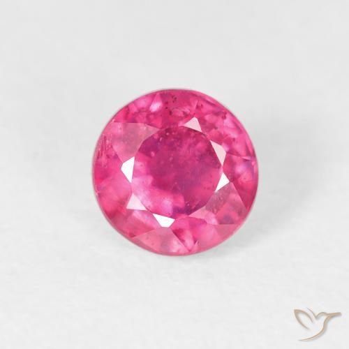 0.87ct Natural rosa médio Rubi, Redondo, VS