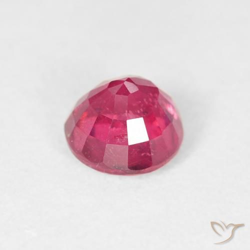 Rubi rosa médio Natural 0.87ct, Redondo, VS