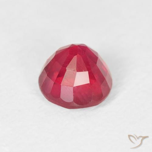 Rubi Rosa Intenso Natural 0.84ct, Redondo, VS