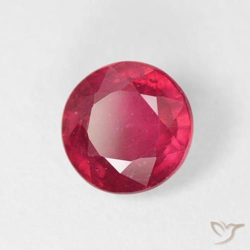 Rubi vermelho médio Natural 1.20ct, Redondo, VS