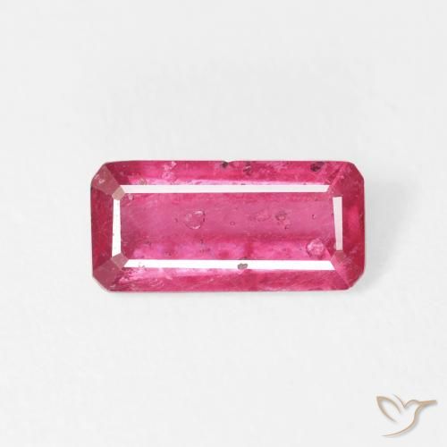 1.91ct Natural Luz vermelha Rubi, Corte Octógono / Esmeralda, VS-SI, Photo A