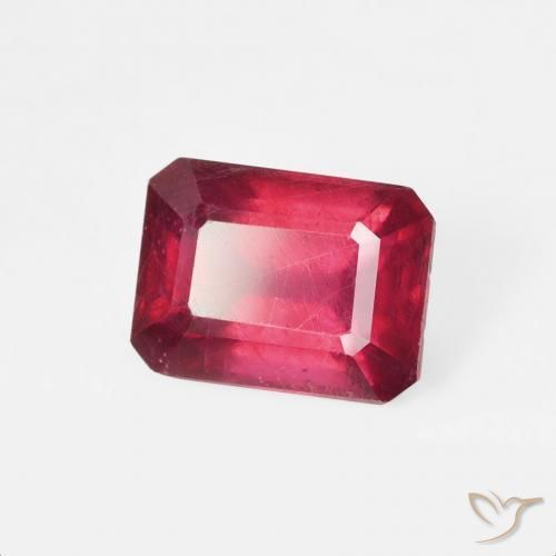 Rubi Jam Red Natural 1.56ct, Corte Octógono / Esmeralda, VS