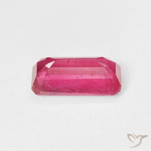 Rubi Luz vermelha Natural 2.38ct, Corte Octógono / Esmeralda, VS