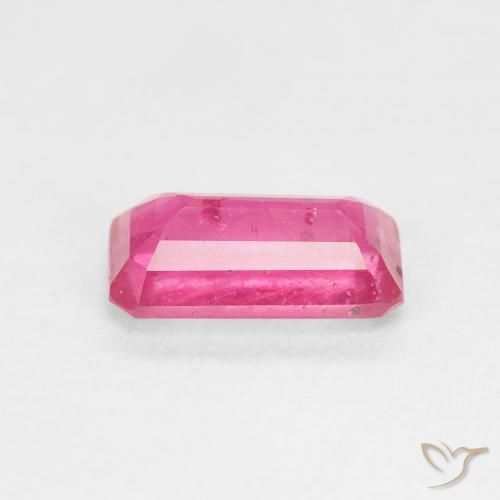 Rubi Magenta Profundo Natural 1.94ct, Corte Octógono / Esmeralda, VS-SI