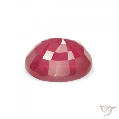 Rubi Sangue vermelho Natural 3.18ct, oval, VS