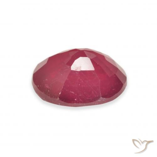 Rubi Carmesim Profundo Natural 3.58ct, oval, VS