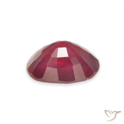 Rubi Sangue vermelho Natural 3.42ct, oval, VS