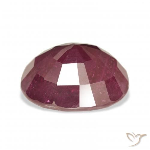 Rubi vermelho médio Natural 18.23ct, oval, VS