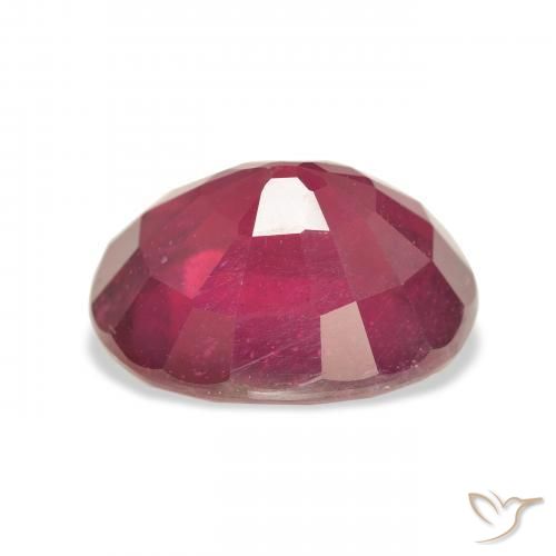 Rubi Medium Dark-Red Natural 10.77ct, oval, VS
