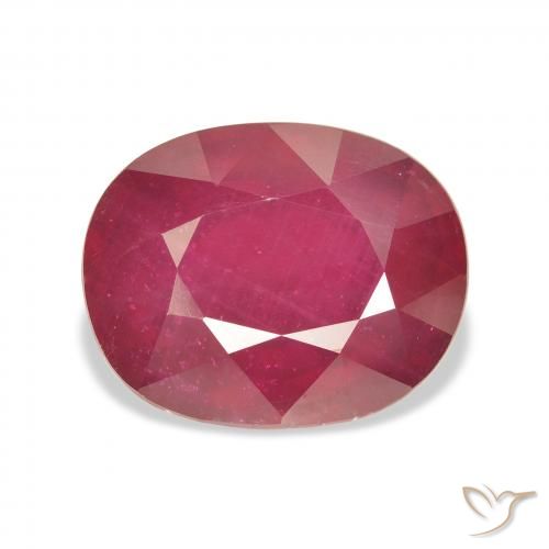 11.24ct Natural Jam Red Rubi, oval, VS, Photo A