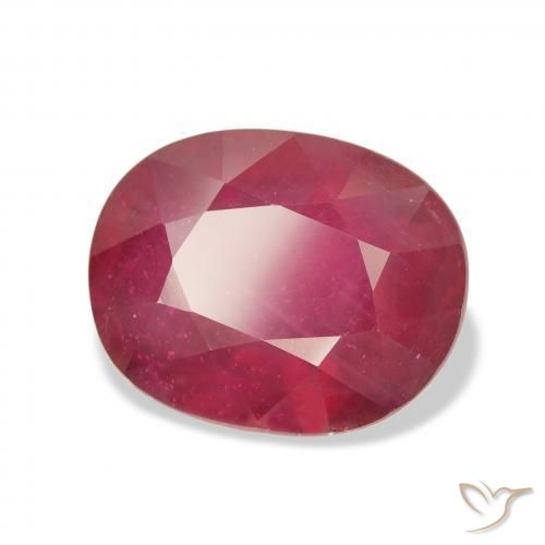 Rubi Jam Red Natural 11.24ct, oval, VS