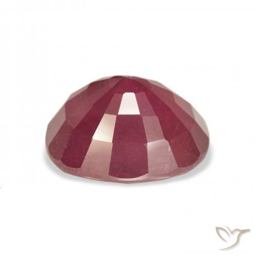 Rubi Vermelho escuro Natural 10.90ct, oval, VS
